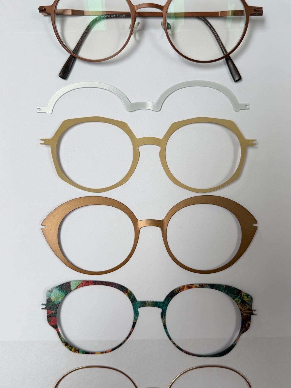 Interchangeable Women's Eyewear Frame Set - Brown and Multicolor Options